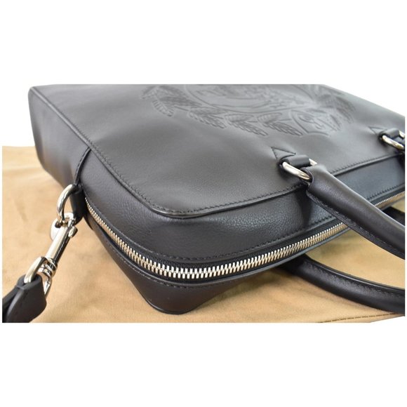 BURBERRY Ainsworth Leather Briefcase Bag Black - Picture 5 of 12
